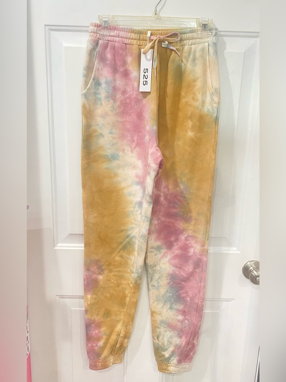 Women’s 525 Tie-Dye Pastel Joggers - Pink, Yellow & Blue